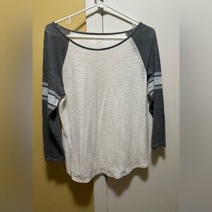 GAP Women's Cotton White 3/4th Sleeve Tee (XS)